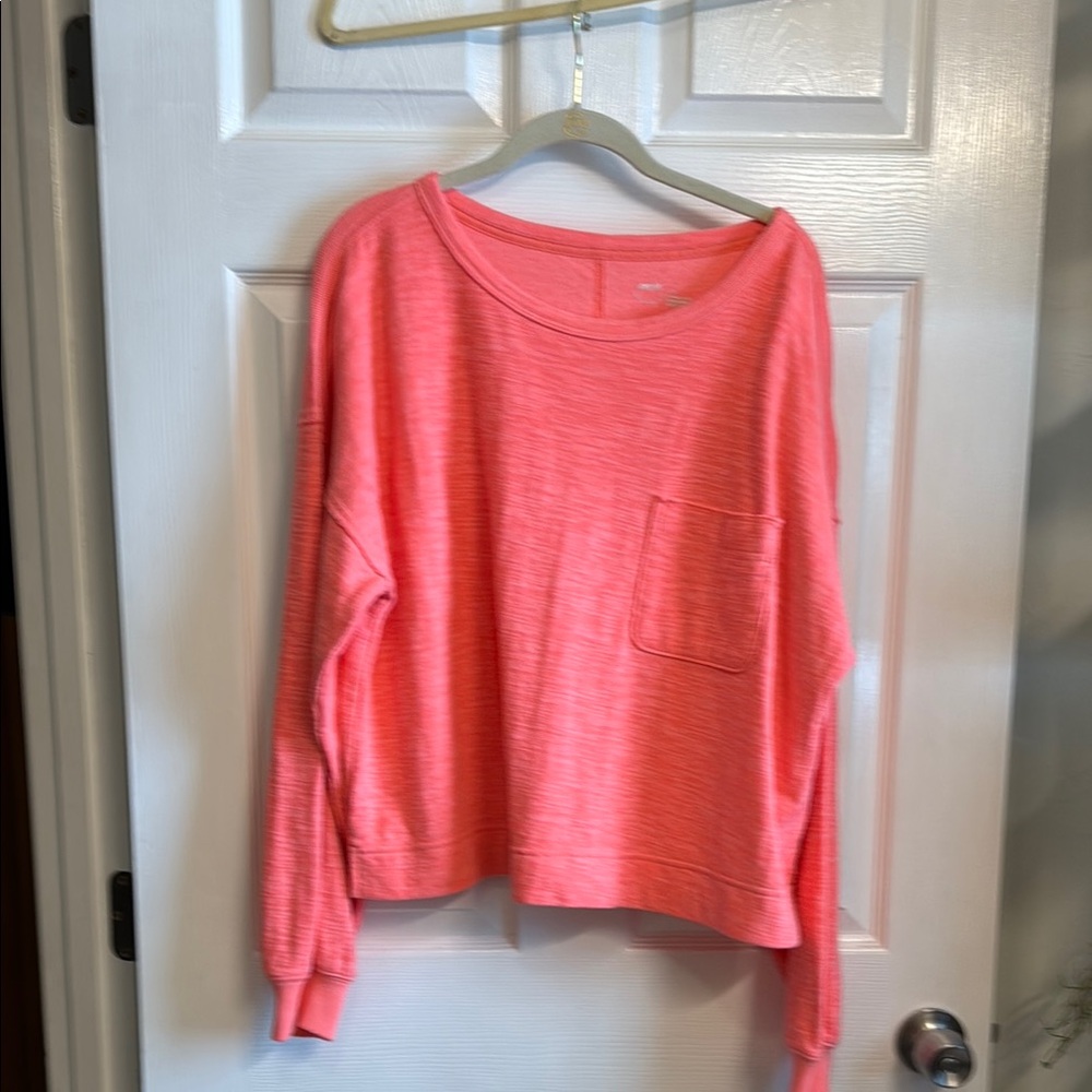 Coral Long Sleeve Top